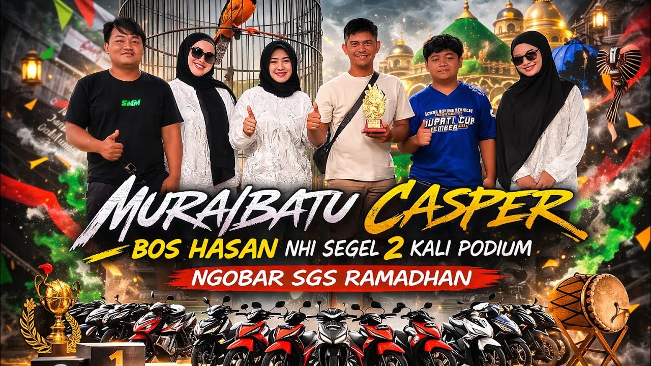 CASPER - BOS HASAN NHI BERHASIL 2X NAIK PODIUM | ORANG KUAT INI BOSSSKU 🤘🏻