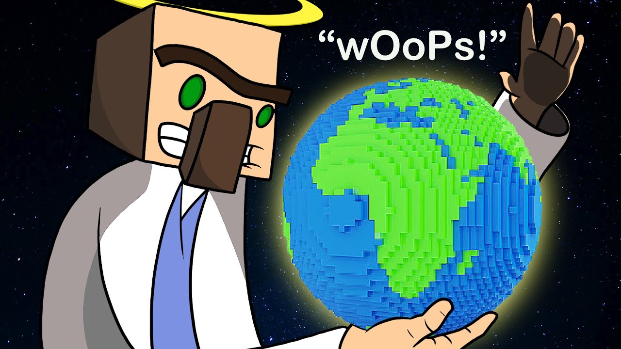 история всего мира, смоделированного Minecraft, я полагаю