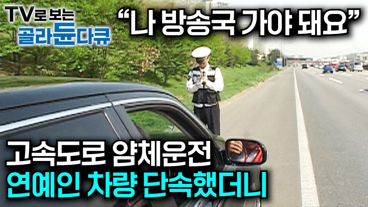 “내가 연예인이거든” 얌체 운전 연예인 차량 단속했더니｜고속버스 난동 신고에 출동한 경찰｜고속도로 순찰대 24시｜080507 방송｜극한직업｜#골라듄다큐