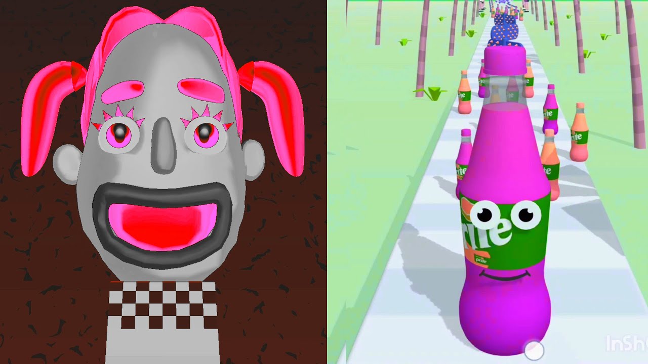Sandwich Runner vs Juice Run -  Wrong color Challenge 🧃🥪