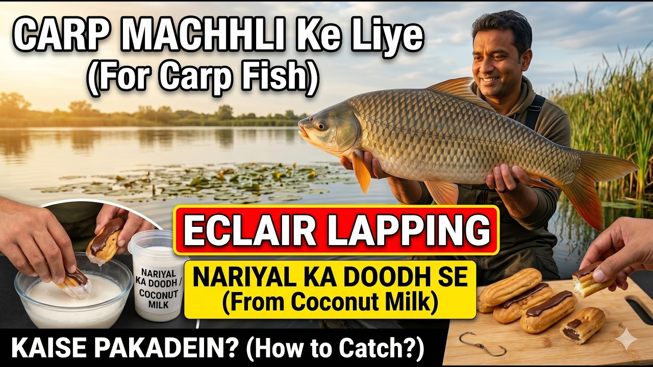 Coconut Milk & Eclair Lapping For Carp