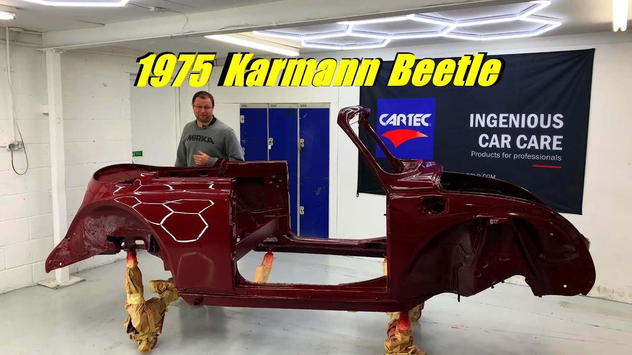 «Жук-сок»!! Кабриолет VW Karmann 1975 года выпуска, окрашенный в потрясающий цвет!