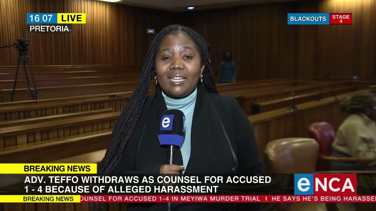 Meyiwa Murder Trial | Adv Teffo withdraws as counsel for accused 1-4