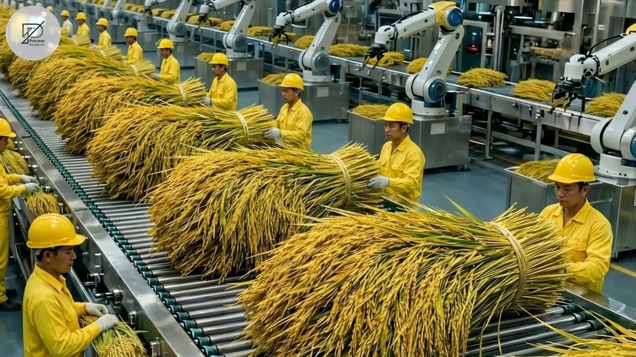 Dentro de una Fábrica Moderna de Arroz: Del Arroz en Cáscara al Producto Final (Proceso Completo)