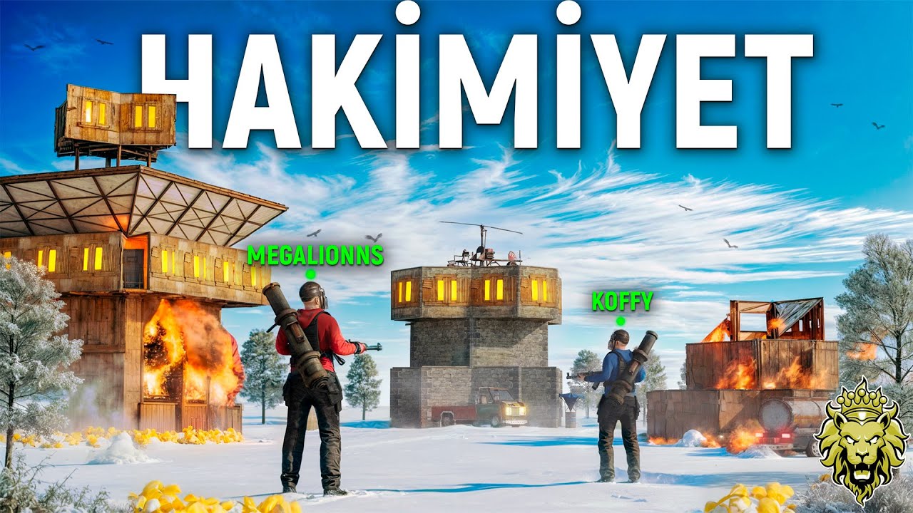 KARLI BÖLGEYE HAKİM OLDUK!!! BÜTÜN RAKİPLERİMİZE ONLİNE RAİD ATTIK!!! (Rust türkçe) @koffyofficial