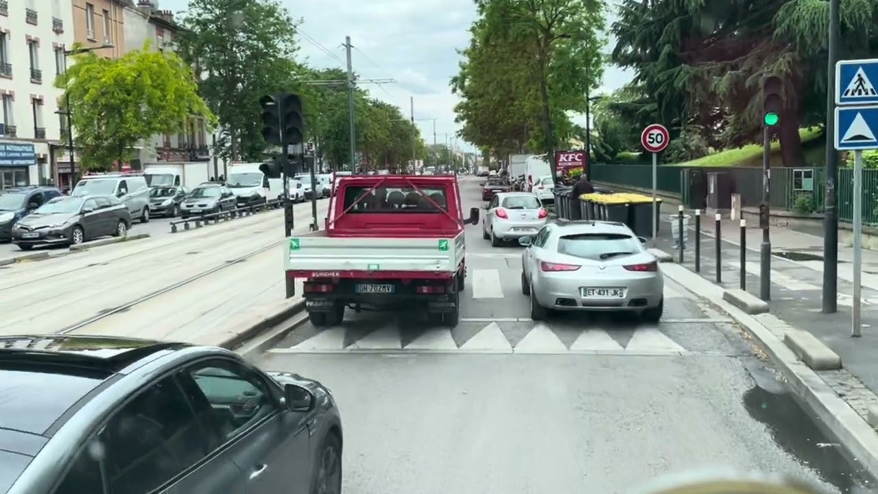 Villetaneuse,A1,Stade de France,Periphrique de Paris en camion semi-remorque le 28 mai 2024