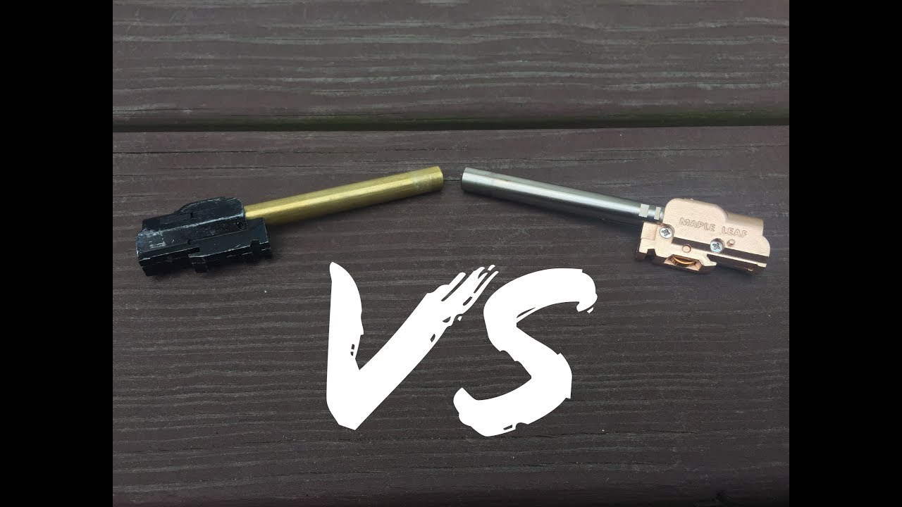 Drop In Upgrade for WE Glock? | Maple Leaf Hop Up System vs Stock WE (check card at chrono)