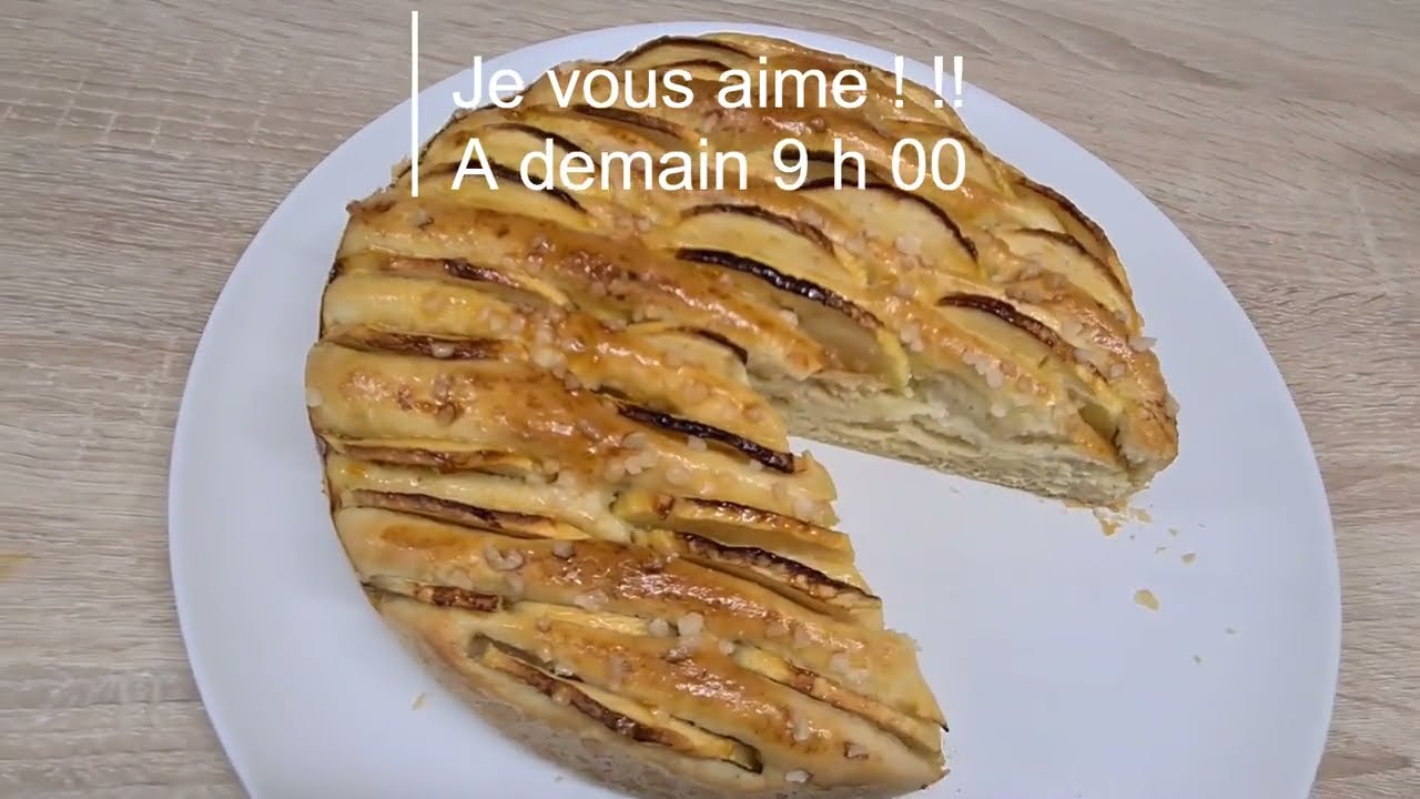 Gros beignet aux pommes cuit au four ✔