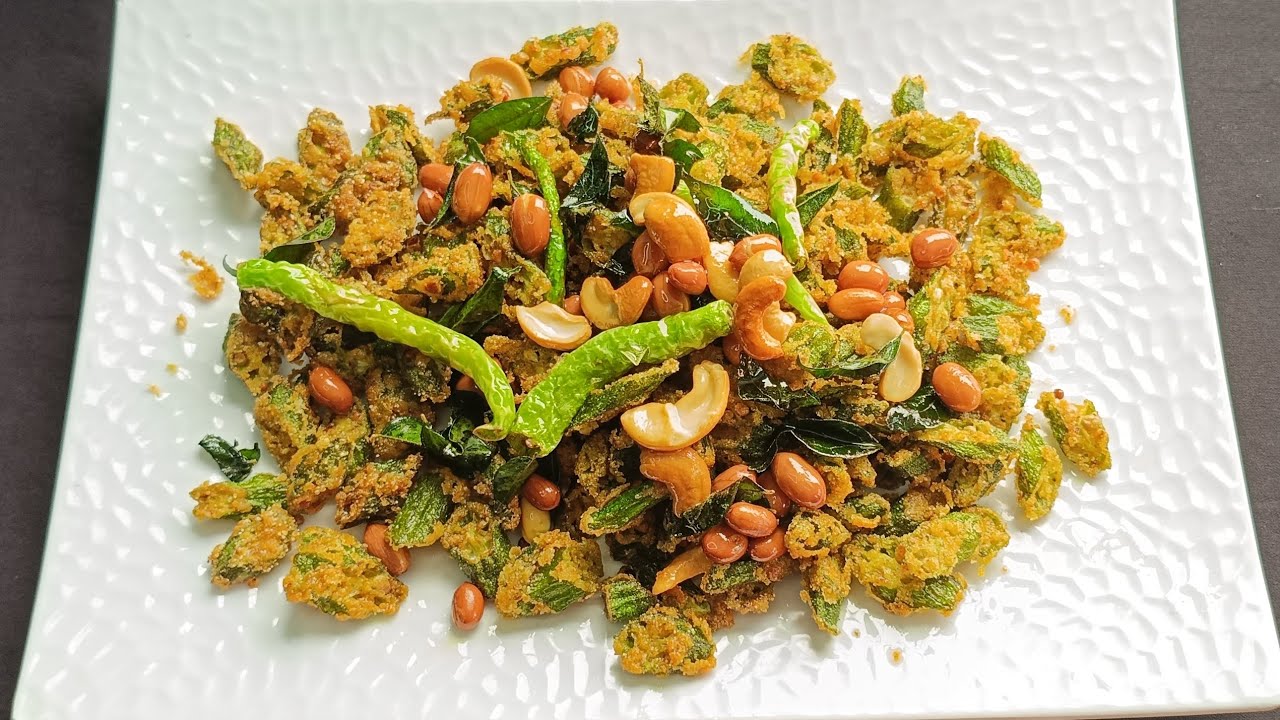Kurkuri Bhindi recipe #food#trending #cooking#yummy#kitchenvlog #youtube #shorts#viral  #tasty 