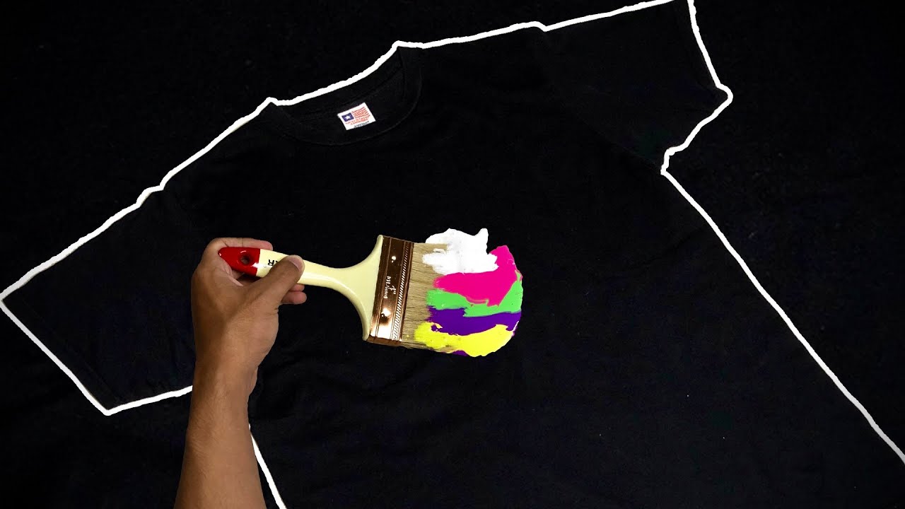Tutorial Melukis Di T Shirt / Kaos