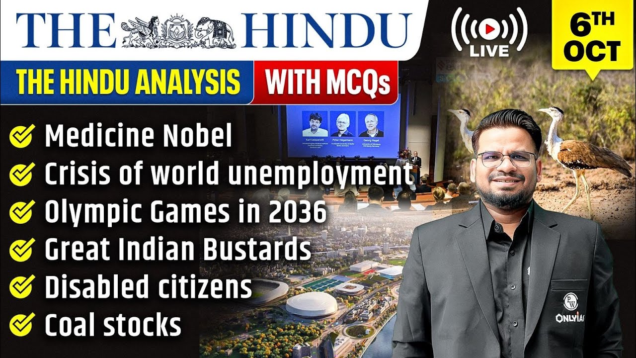 The Hindu Analysis | 6th October 2026 | The Hindu Newspaper  - Practice Questions | Prashant Sir