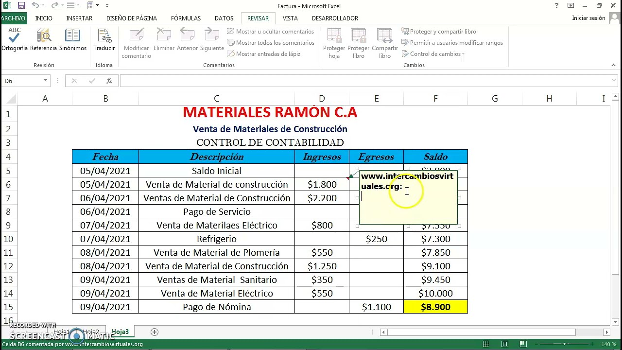 Lleva la Contabilidad de tú Empresa con  Excel,  Fácil sin Complicaciones