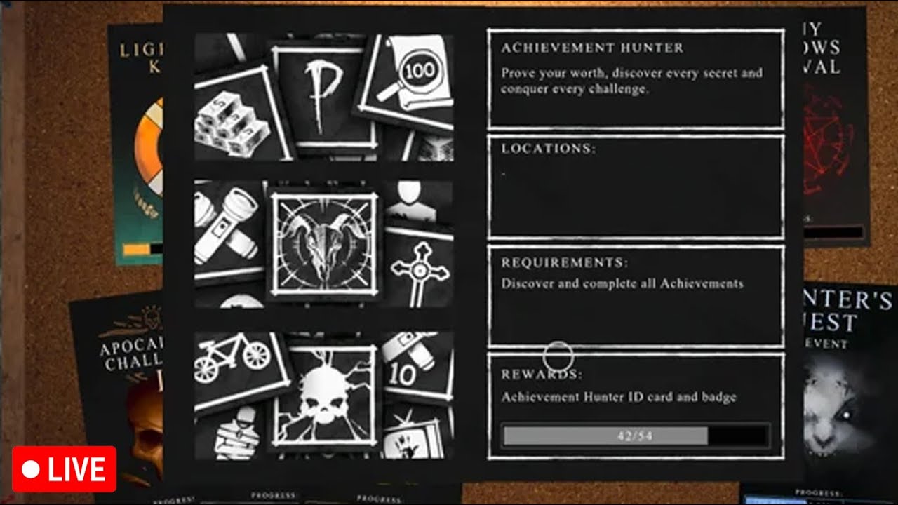 Going For The 100% Completion In All of Phasmophobia! LIVE!