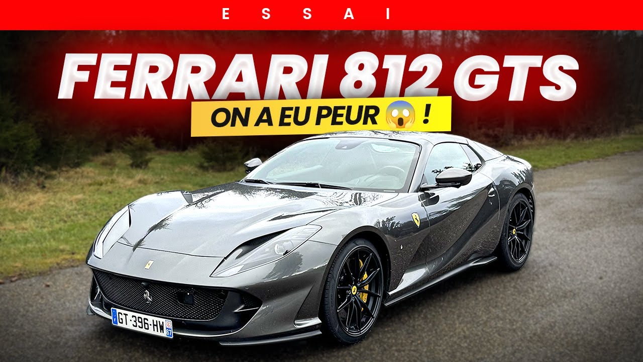 ESSAI Ferrari 812 GTS : on s'est fait PEUR ! 😱