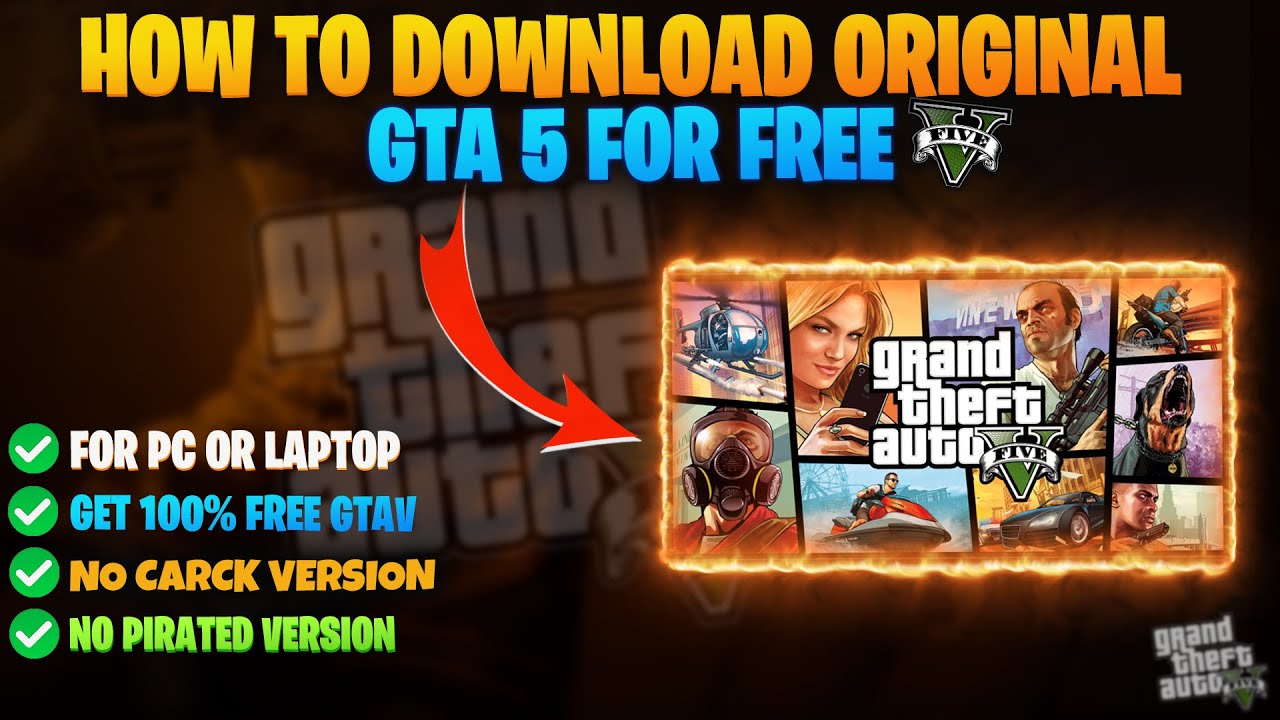 HOW TO DOWNLOAD GTA 5 FREE IN PC OR LAPTOP | GTA 5 FOR FREE | GTA 5 DOWNLOAD PC FREE | GTA 5 2025