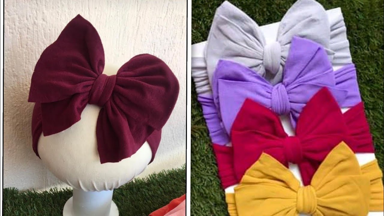 🎀Diadema de Tubo de Media Sin costura🎀 ❗Ver hasta el FINAL ❗🤗