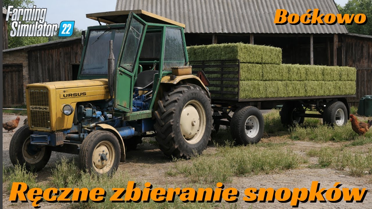 Ręczne zbieranie snopków🍀 Farming Simulator 22 (Boćkowo) | #2