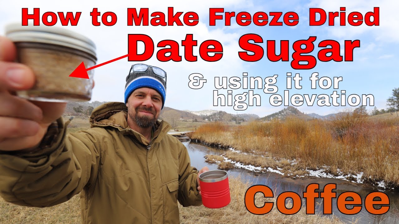 How to Make Freeze Dried Date Sugar -- Making High Elevation Coffee 