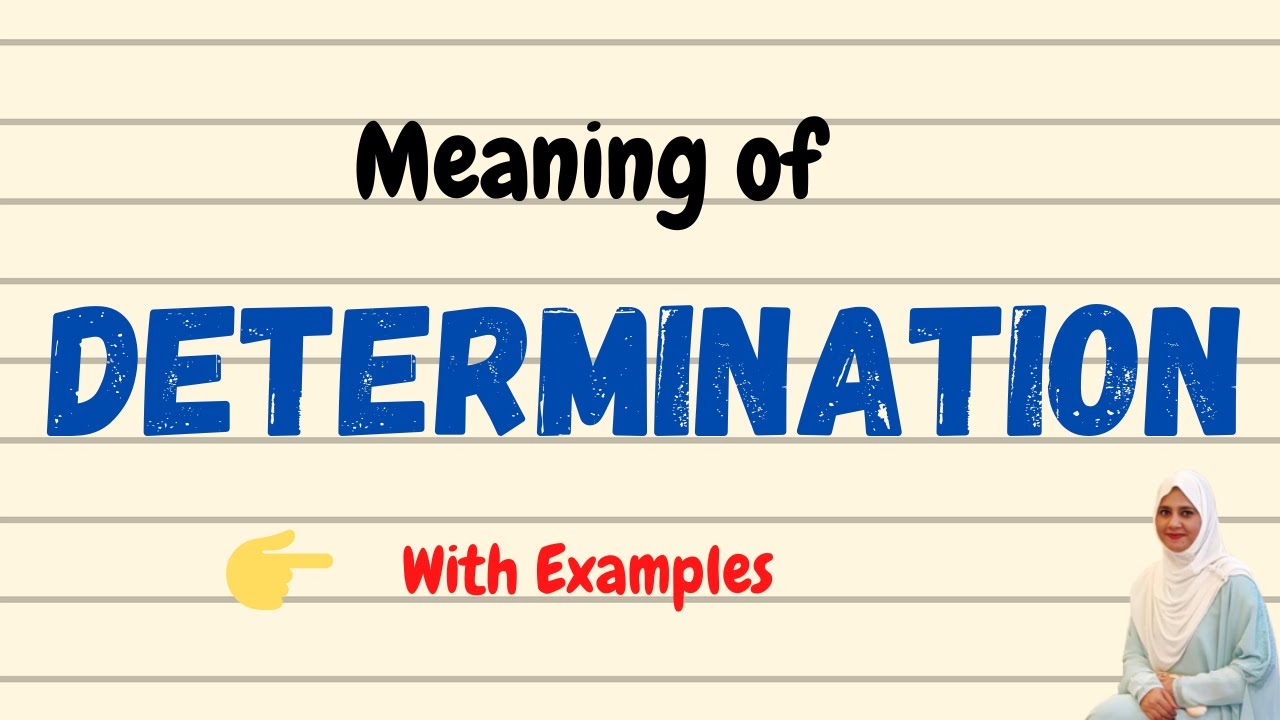 Daily vocabulary | Determination Meaning | Vocabgram