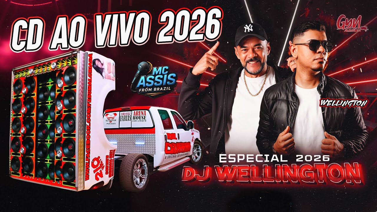 DANCE REMIX CD  2026  DJ  WELLINGTON  AO VIVO COM  MC  ASSIS