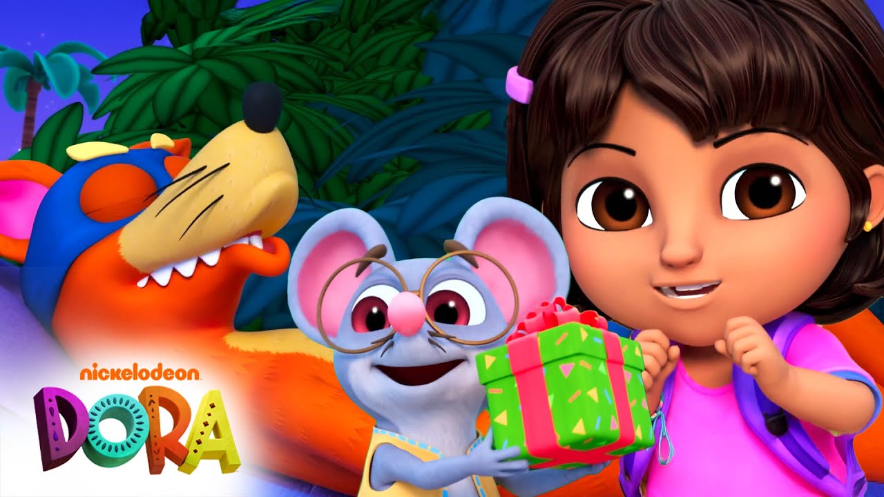 Ratoncito Pérez Gives a Gift to Swiper! 🎁 | Dora & Friends