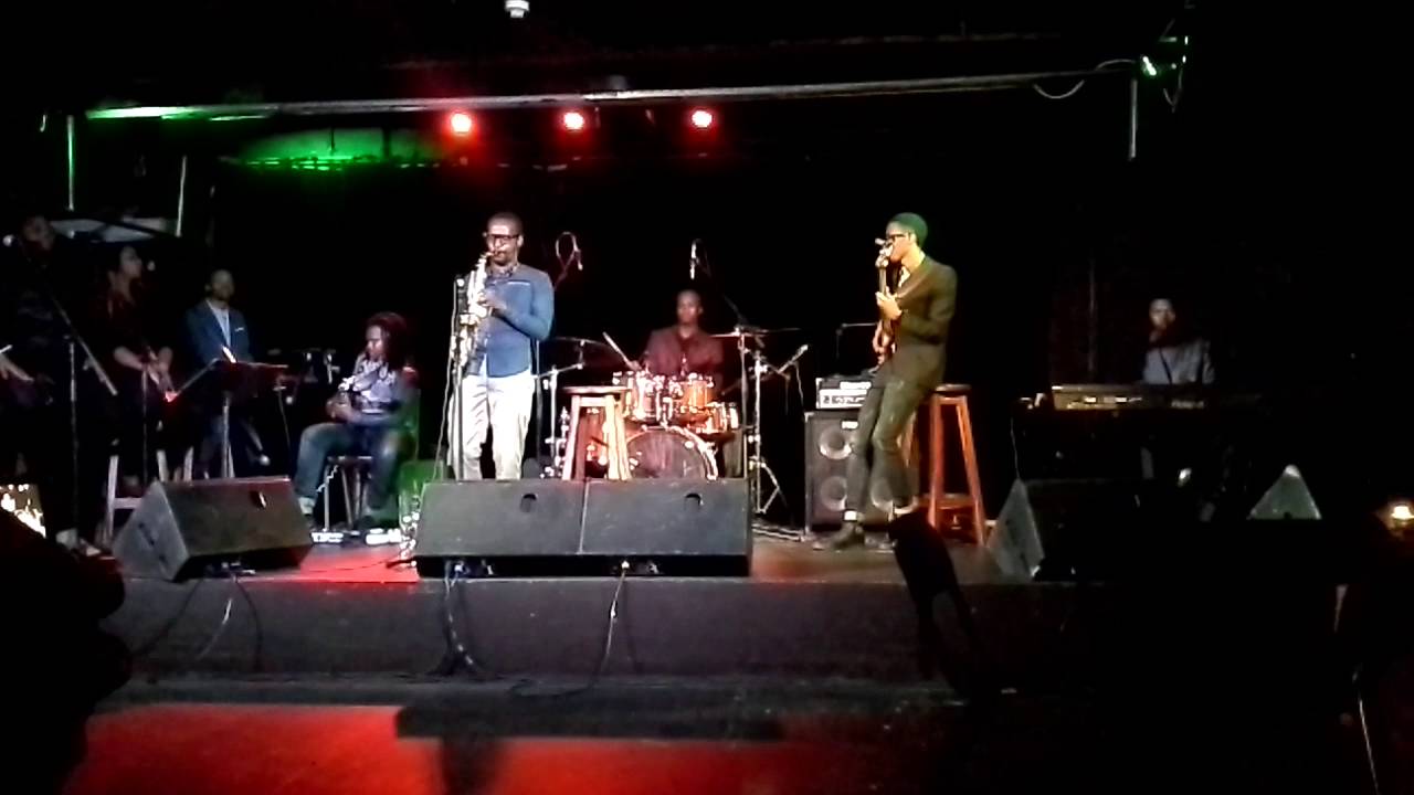 Afro Related Band Performing 