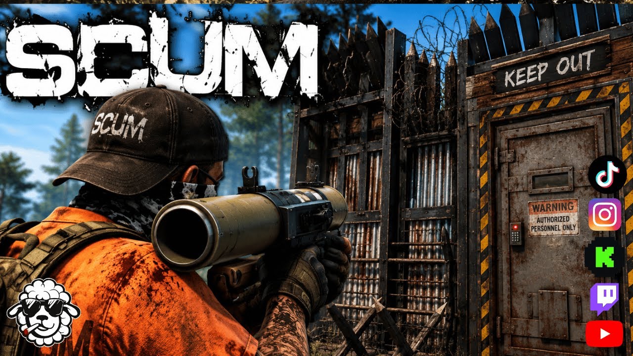 SKAAPGG | ☢️ SCUM Hardcore Survival ➜ Military Bunker Runs, PvP Chaos & Extraction LIVE