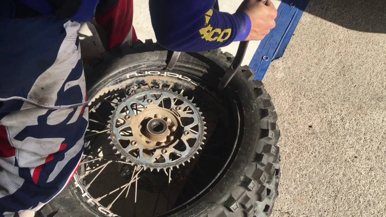 tuto meca : changer un pneu enduro/cross
