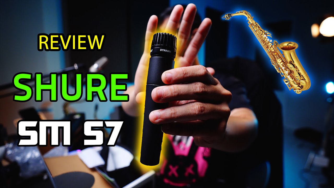 Shure SM57 Dynamic Mic Review / Test for Saxophone