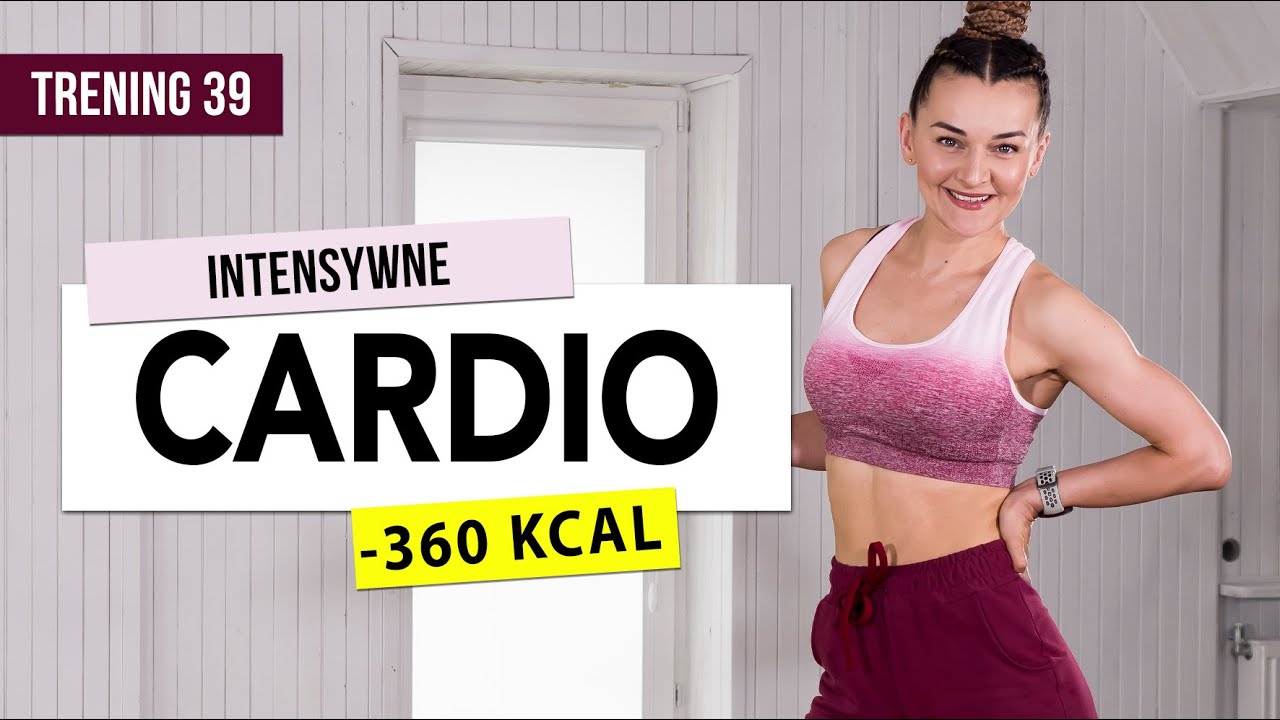 Wyzwanie 90 DNI | TRENING 39:  Full Body Cardio + Abs | Monika Kołakowska