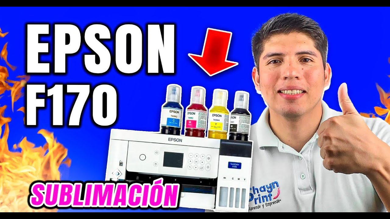 EPSON F170 Impresora de Sublimación 🖨️ | Instalación, Configuración y Prueba Real de Impresión