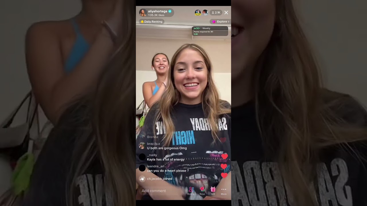 Aliyah Ortega Tiktok Live April 28, 2023