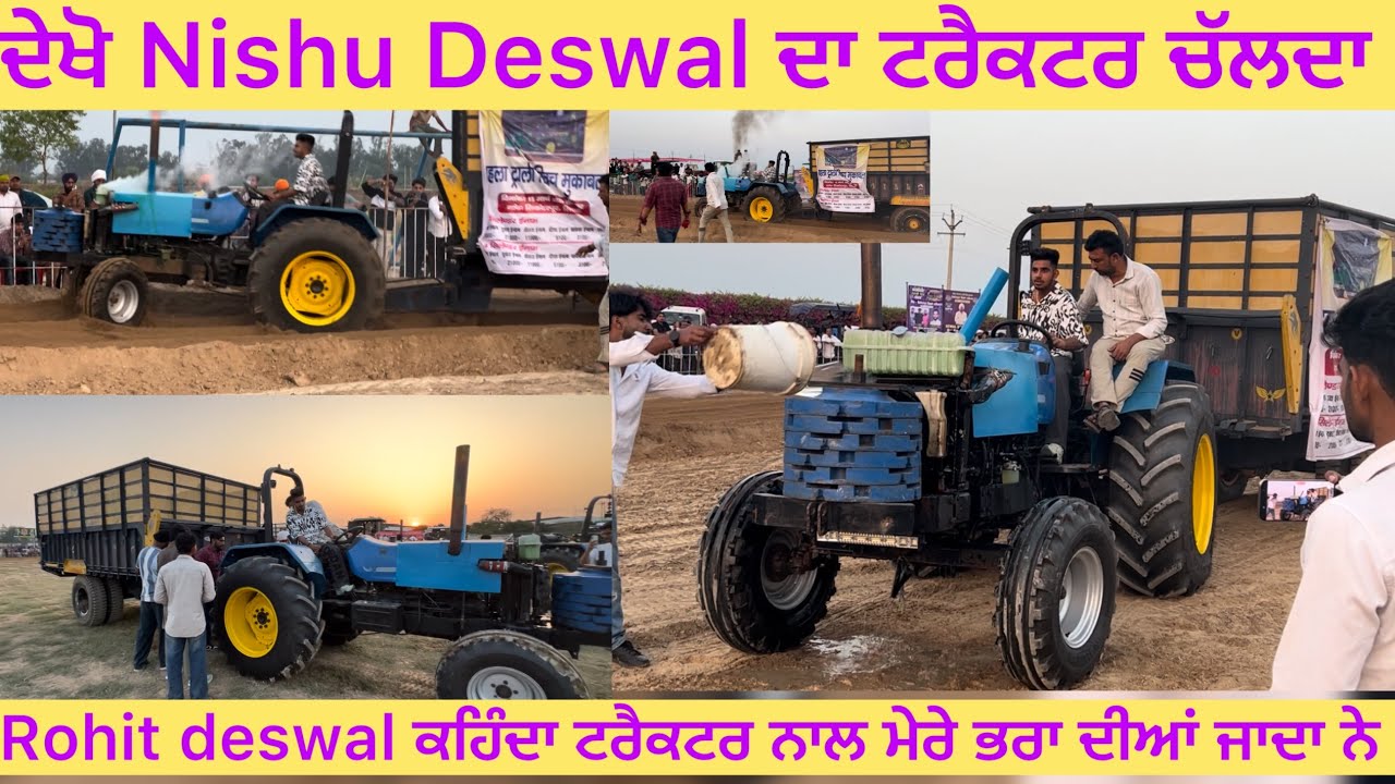Nishu Deswal ਦਾ ਟਰੈਕਟਰ ਦੇਖੋ ਚੱਲਦਾ ਪਿੰਡ ਸਿਕੰਦਰ ਪੁਰਾ ਸਿਰਸਾ Rohit Deswal#hamirsingh #horse #farmer 