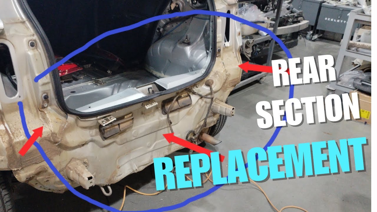 Rear section replacement nissan mircra