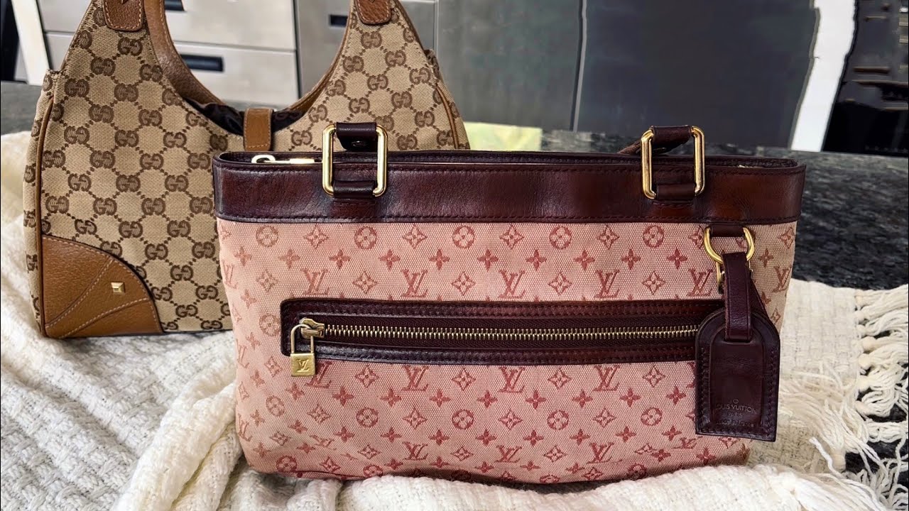How To Wash Luxury Canvas Bag / Louis Vuitton / Gucci / Vintage- DIY Cleaning -TGK/00172