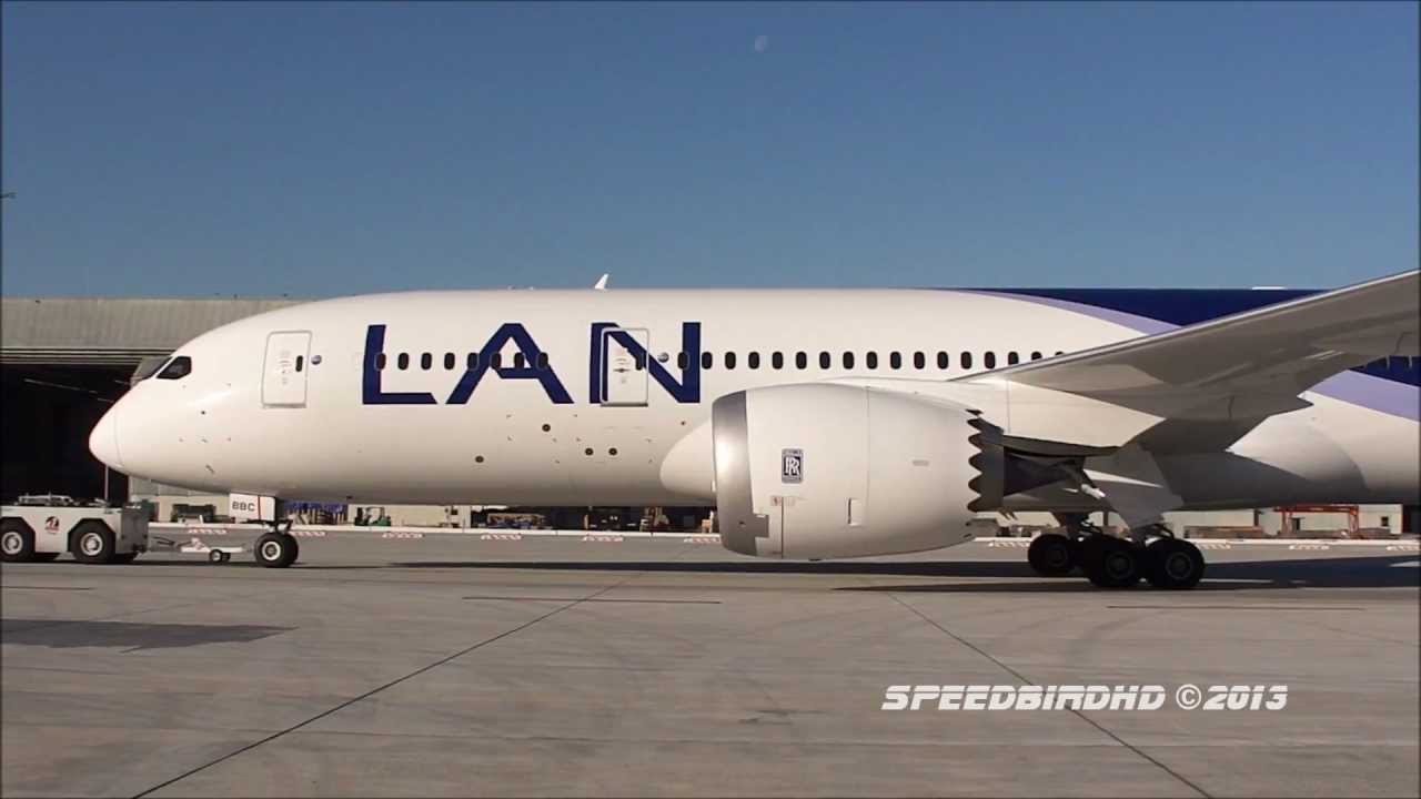 LAN Airlines Boeing 787-8 [CC-BBC] Inaugural Flight to LAX