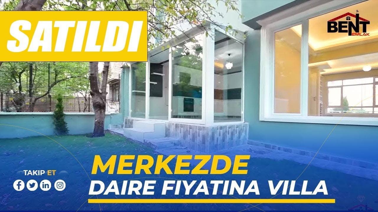 SATILDI..! Daire Fiyatına Müstakil Bahçeli, Site İçi Merkezi Konum, 4+1  Villa Turu