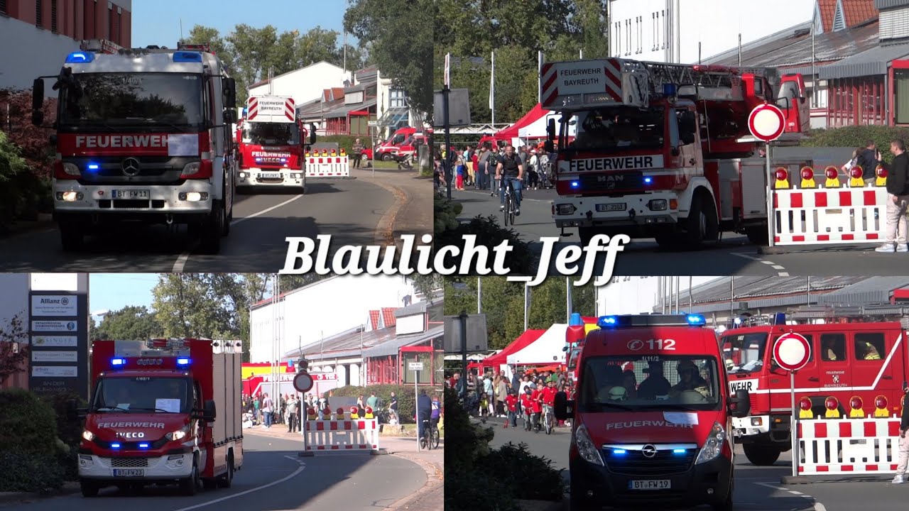 Voralarm für den Löschzug 1 Feuerwehr Bayreuth #blaulichtfahrt