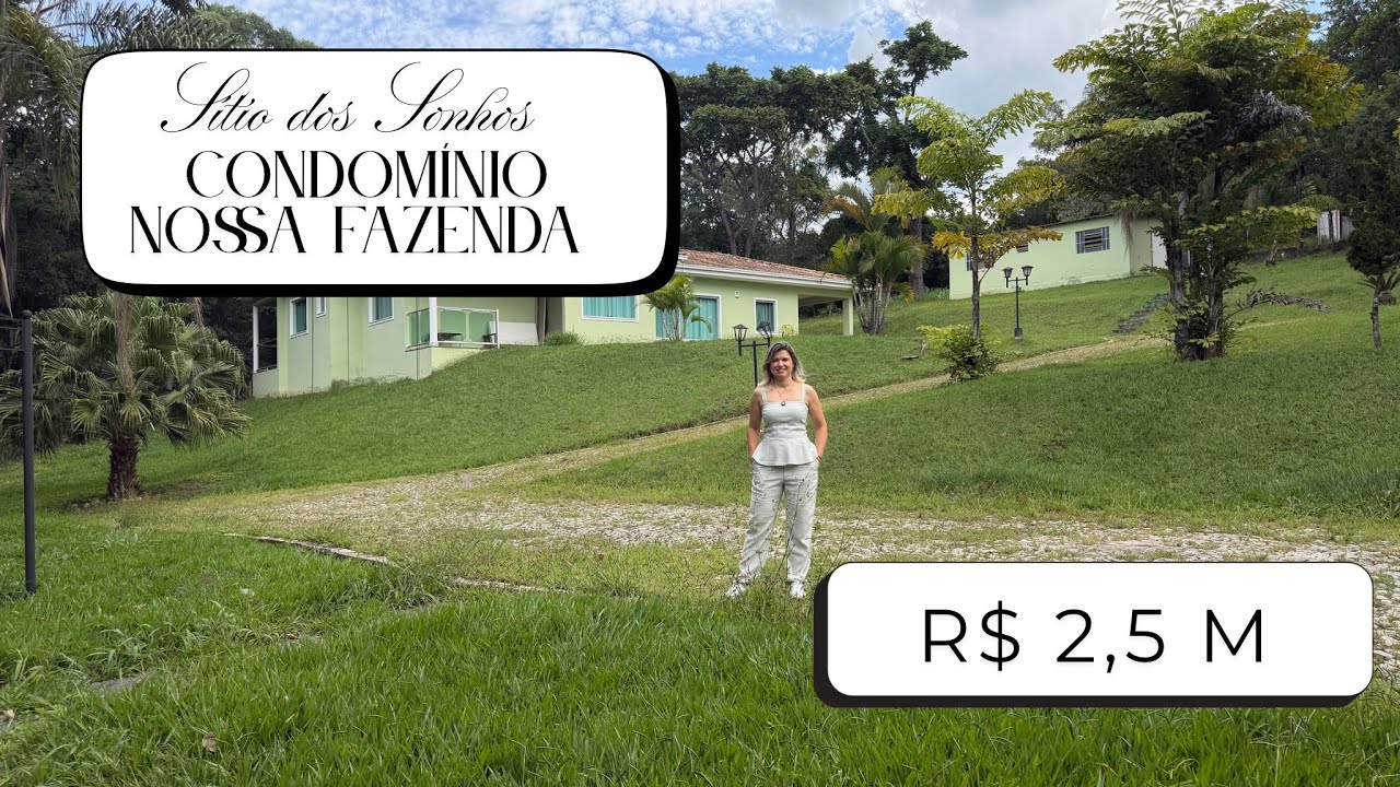 Sítio Incrível de 19.000m² no Condomínio Nossa Fazenda! Seu Paraíso em Esmeraldas/MG 🌳🏡✨