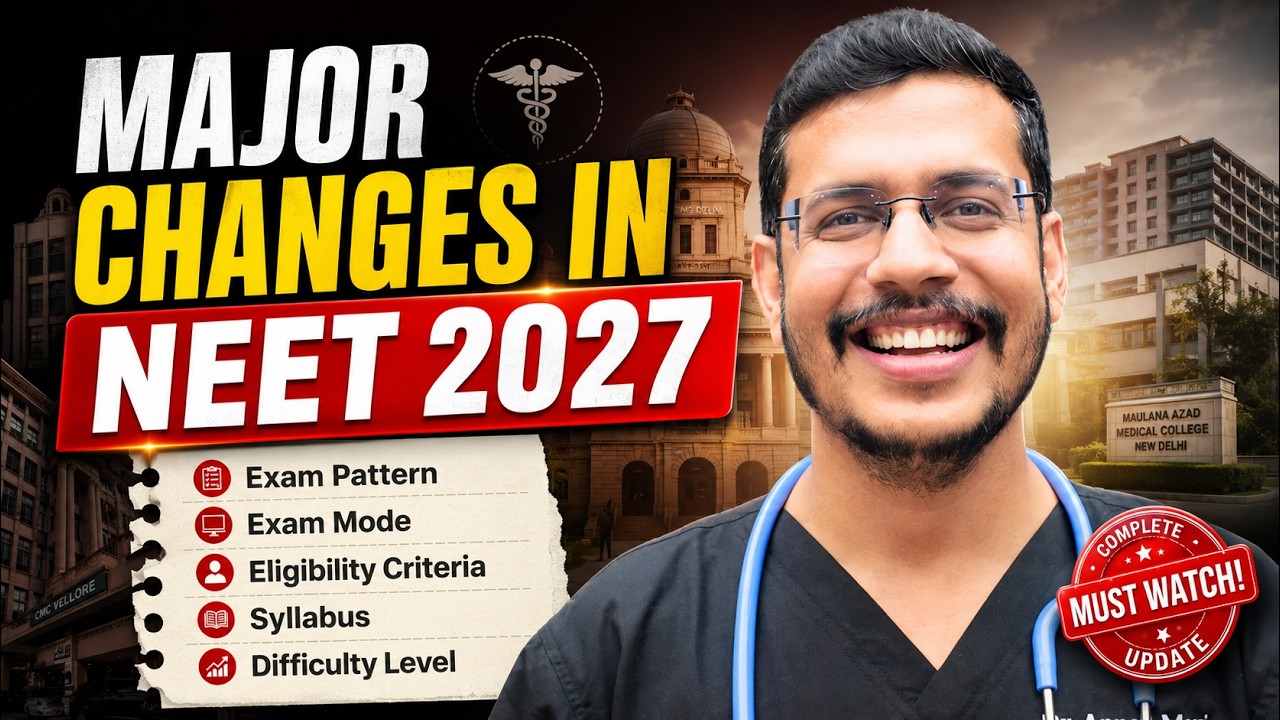 NEET 2027 Major Update 🚨 CBT Mode? Age Limit? Attempt Limit? Dr. Anand Mani