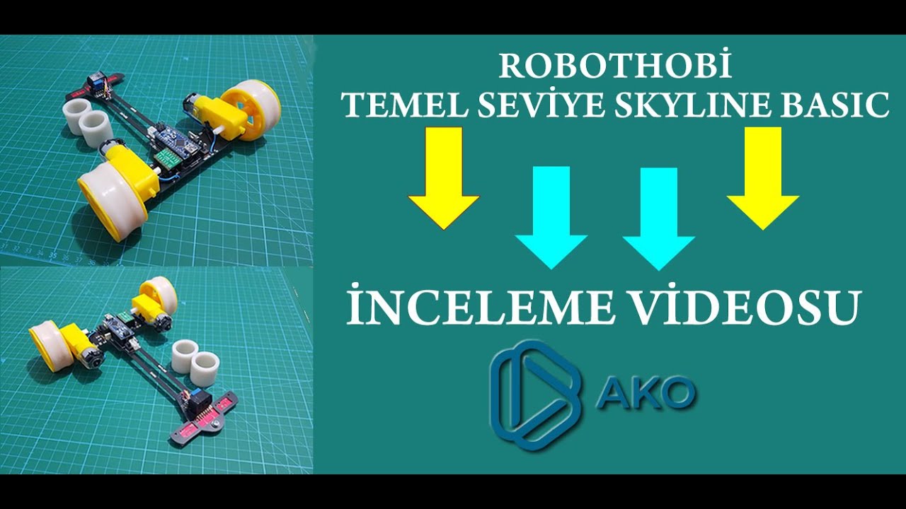 Robot Hobi Temel Seviye Çİzgi İzleyen Robot ( Skyline Basic ) İncelemesi