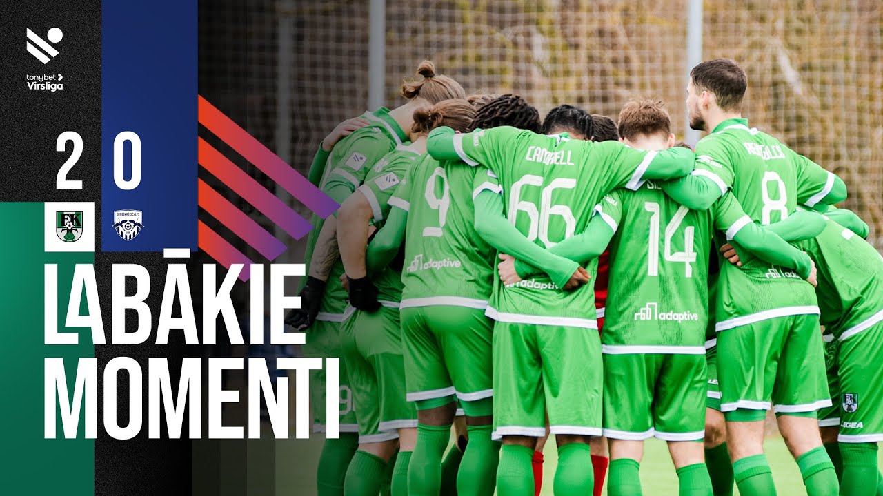 4. kārta: FK Tukums 2000/TELMS 2:0 Grobiņas SC/LFC (Labākie momenti)