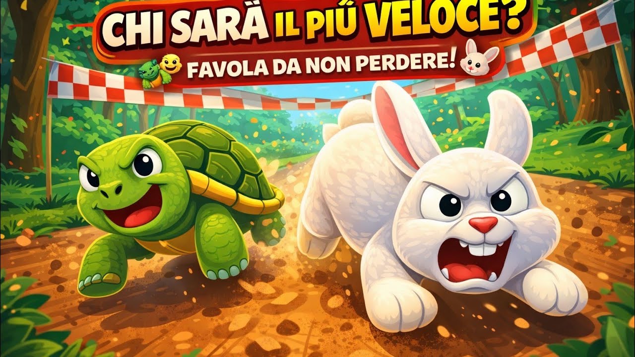 La gara di corsa - Favola per bambini