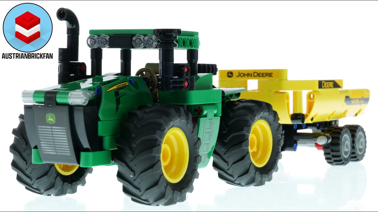 LEGO Technic 42136 Трактор John Deere 9620R 4WD — обзор LEGO Speed ​​Build
