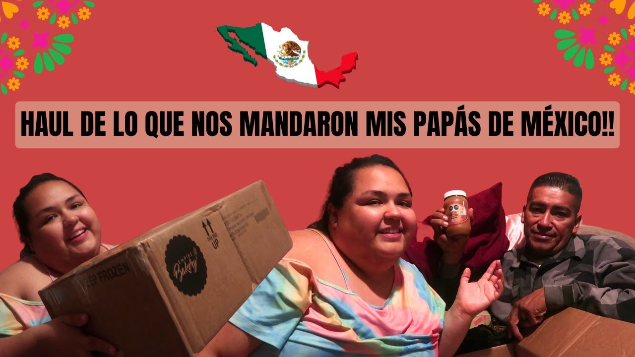 GRACIAS A MIS PAPÁS POR LO QUE NOS MANDARON!!