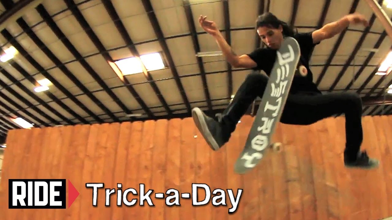 How-To Skateboarding: No-Comply 360 Flips with SOTY David Gonzalez