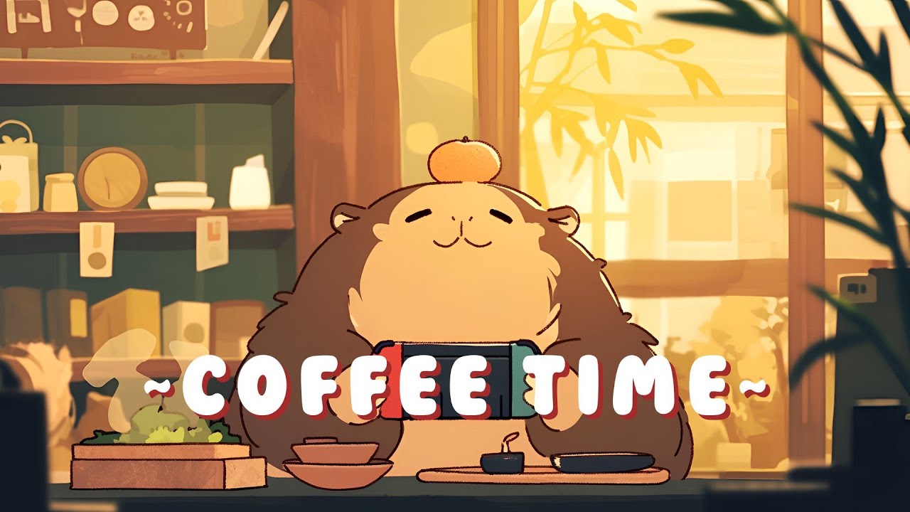 Capybara Study Beats - Chill Study Music Mix ~ Tranquil Mood ~ 🦫 🎧 ✨