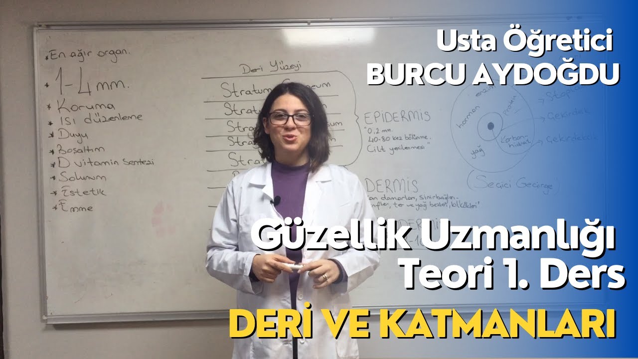 Güzellik Uzmanlığı Teori Konu : Deri ve Katmanları Usta Öğretici Burcu Aydoğdu