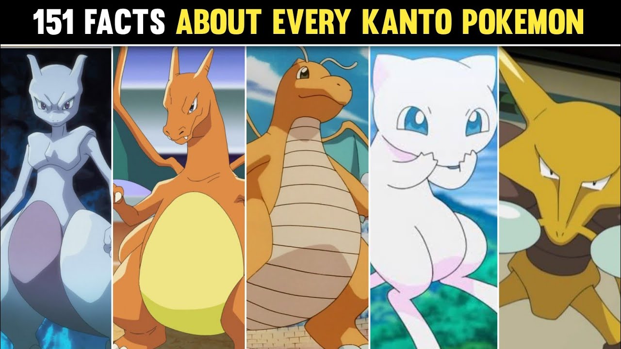 151 Facts about All Kanto Pokemon | Fact about All Kanto Pokemon|151 Facts of Pokemon|