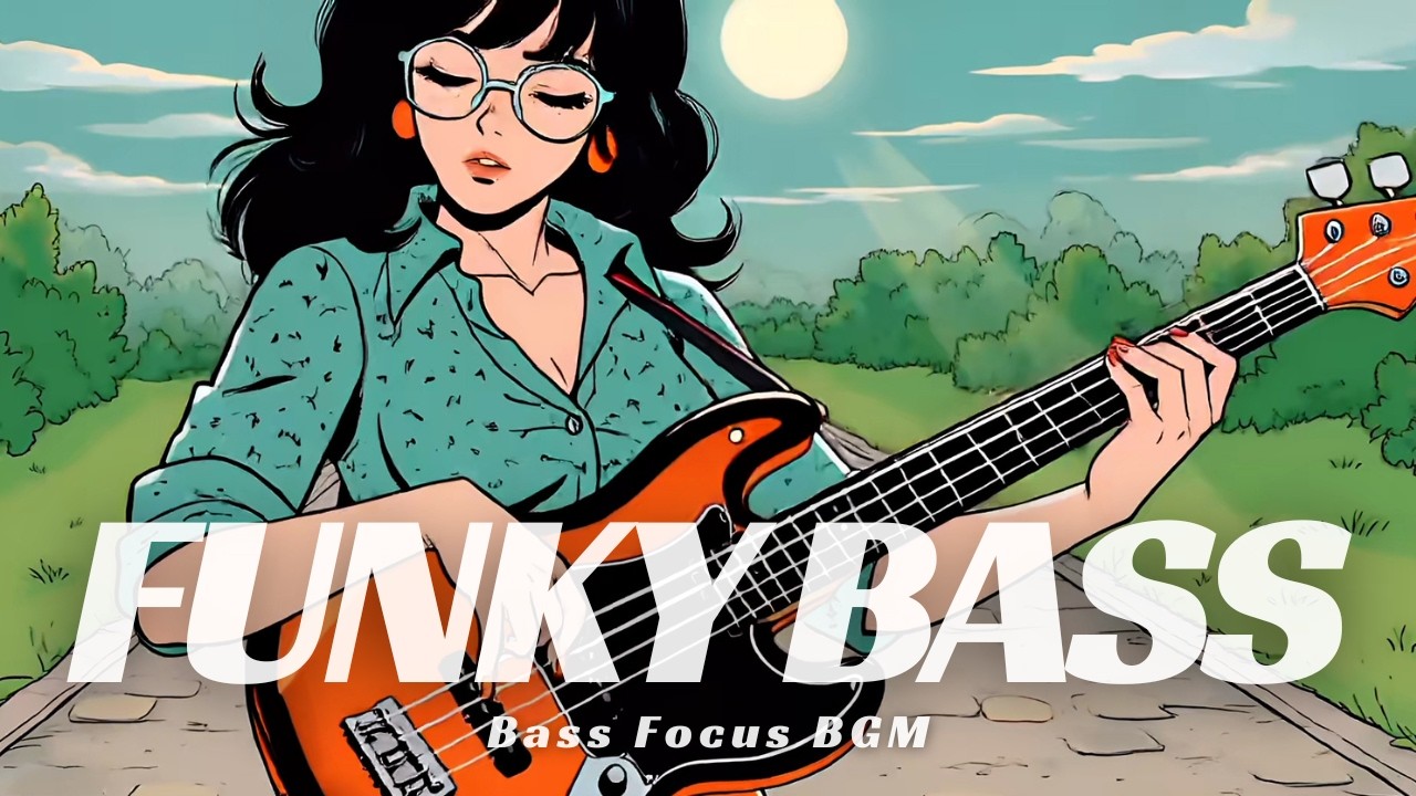 Sun Groove Slap Bass BGM | Funk Bass for Work & Relax